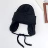 Women's Winter Beanie Fluffy Bonnet Knit Earmuff Hat
