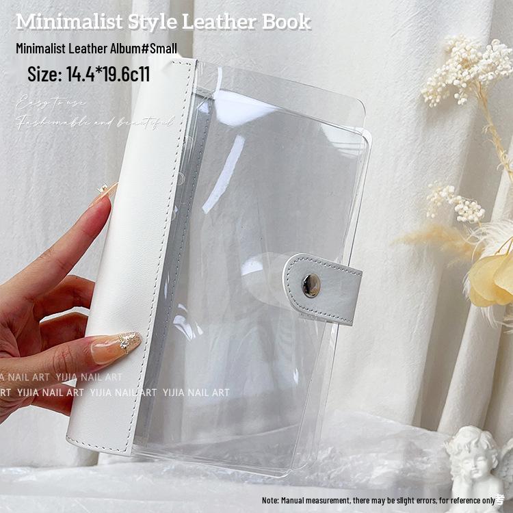 INS Advanced Loose-Leaf Nail Color Display Board and Storage Book with Pet Force-Printed Style Template