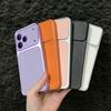 Premium Executive Leather Case for TECNO SPARK 50 Large Window Lens Protector Cover