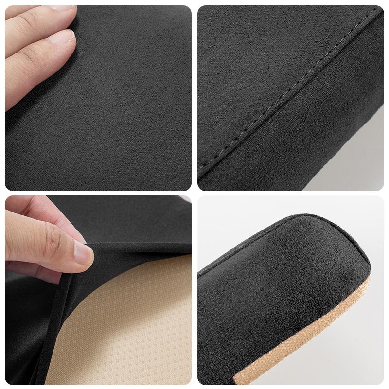 Almohadilla de Altura para Caja de Reposabrazos de Coche Almohada de Gamuza y Espuma con Memoria Para Dacia Logan Sandero Duster Lodgy Spring Jogger Dokker Stepway Bigster