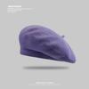 Beret Hat Women Japanese British Versatile Painter Hat Literary Retro Octagonal Hat Solid Color Simple Casual Bere Hat