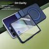 Para Samsung Galaxy Z Flip 7 6 5 Piel Giratoria Lente Magnética Protección Completa Película de Vidrio Templado Funda Magnética Resistente a Caídas