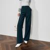 Casual and Free Suit with Floor Length Pants for Women, Simple Three-dimensional Cut, Casual Wide Leg Pants for Women