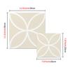 25Style 10Pcs Mandala Tile Stickers, Thick Matte Finish Waterproof Self-Adhesive Floor Wall Decor for Kitchen Home