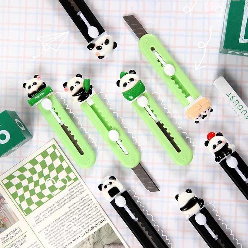 1 Piece Panda Capybara  Art Cutter Utility Knife Mini Student Art DIY Tools Creative Stationery School Supplies