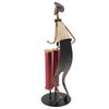 Iron Alloy Drum Player Sculpture Modern Abstract Decorative Sculpture Ornament  Living Room