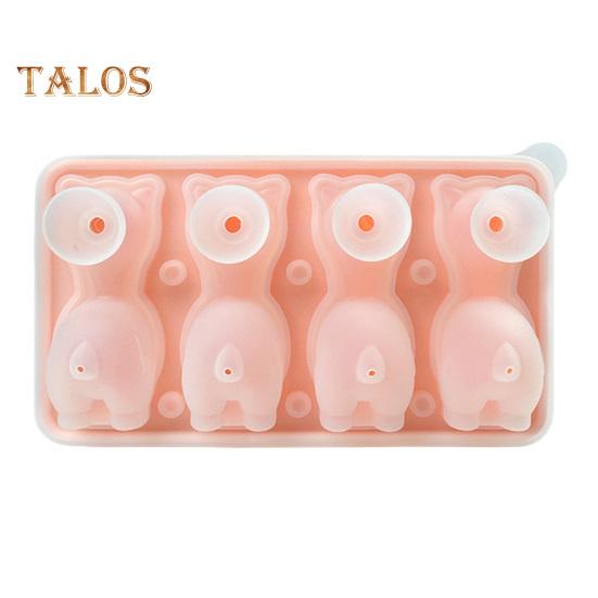 

Форма для льда из альпаки, силиконовая, не содержащая бисфенол-А, легкосъемная форма для мороженого, многоразовая форма для мыла и свечей, самодельная форма для мороженого для дома, кухни, путешествий, обедов розовый