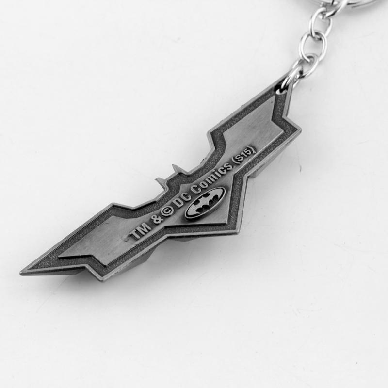 Bat Pendants Keychain Toy Superheroes Movie Jewelry Car Key Ring Bags Accessories for Men Women Fans Gifts Souvenir