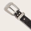 Y2K Rhinestone Belts Zinc Zinc Alloy Waistband Simple Blingbling Belt  Women