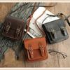 Johnature Women's Literary Genuine Leather Small Bag Vintage Solid Color Messenger Bag Natural Cowhide Shoulder & Crossbody Bags