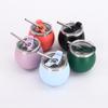 180ml Mini Egg Cup with Straw - Compact 304 Stainless Steel Thermos Cup for Maté