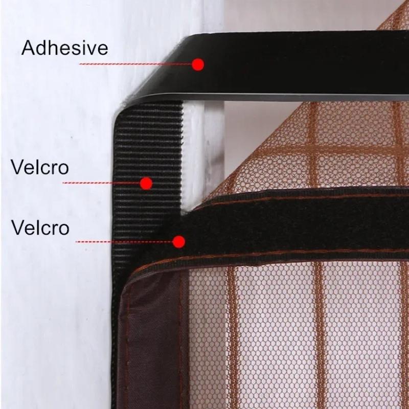 Magnetic Door Screen Big Size Door Magnetic Mosquito Net Insect Proof Flight Summer and Kitchen Indoor Invisible Net Magnetic Door Mesh Net