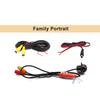 Smartour AHD 1080P Golden Len Car Rear View Camera Night Vision CCD Auto Backup Monitor 180 Degree Reversing Auto Parking Camera