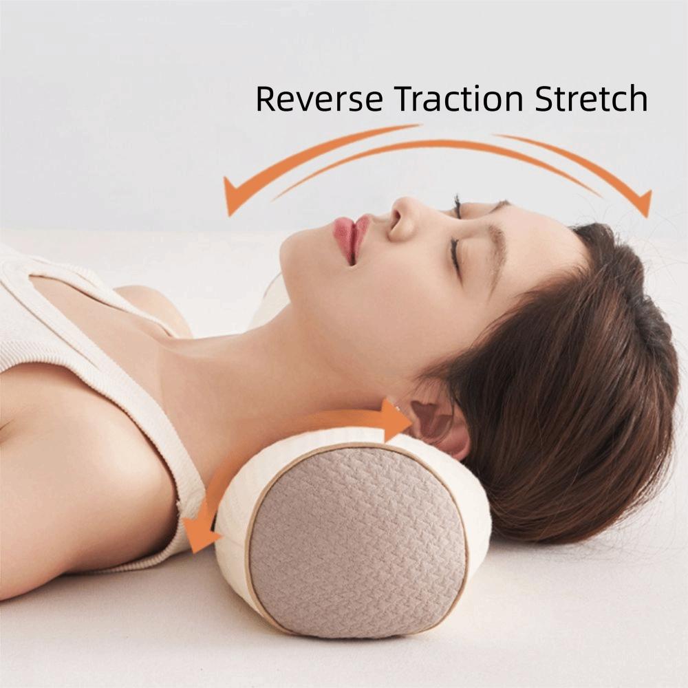 Breathable Neck Traction Pillow Triangular/Cylindrical Sleep Pillow Cervical Support Pillow  Bed