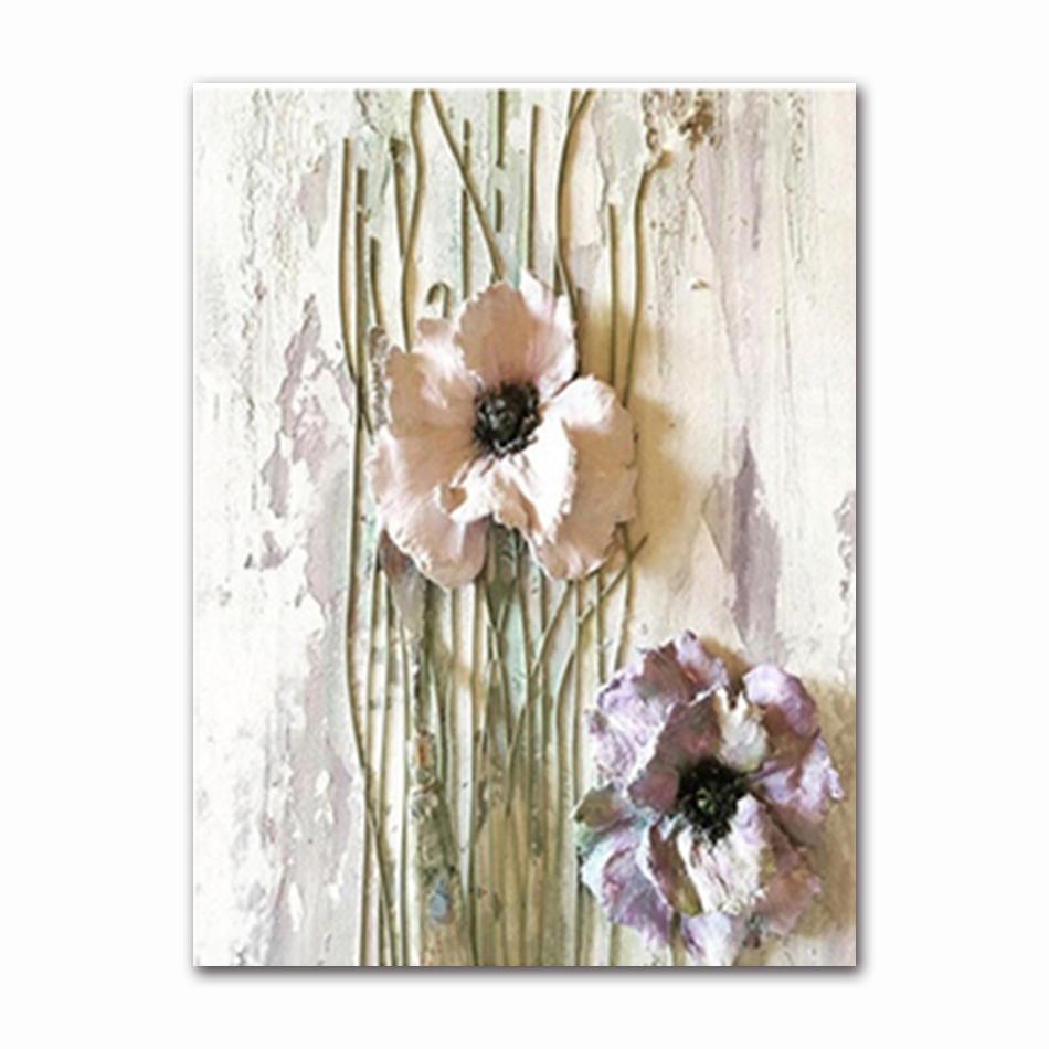 Nordic Modern Flower Poster Home Decoration Scandinavian Canvas Painting Wall Art Poster And Print Murals Living Room Decoration