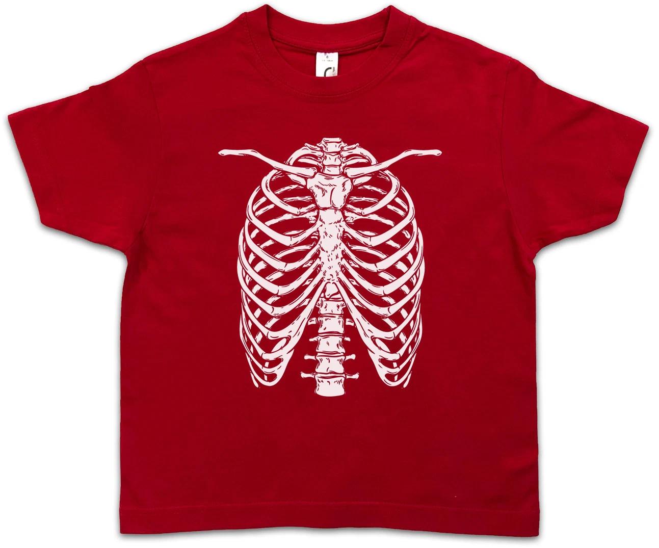SKELETON I Kids Boys kids boys T-Shirt Bones Halloween Karneval Skull Fear Reaper 150