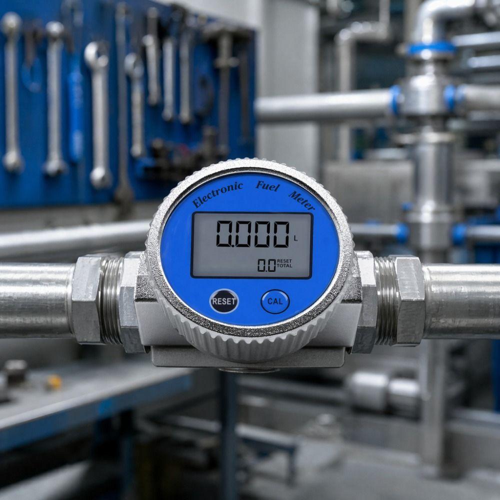 Digital Flow Meter High Accuracy Fuel Flow Meter Turbine Flowmeter  Industrial Injection Pipeline