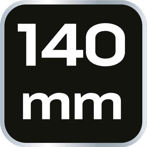 Flexible extension 1/4", 140 mm