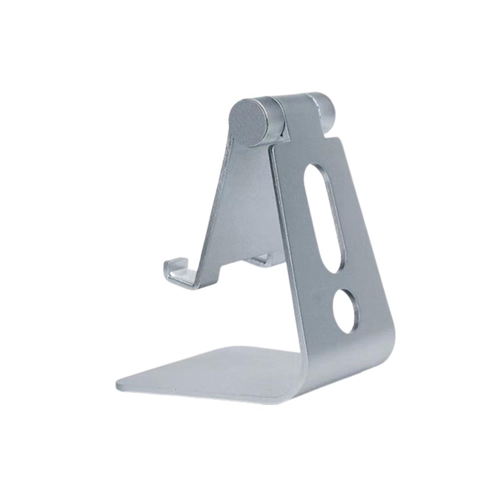 

Держатель для планшета и телефона Настольная подставка из алюминиевого сплава Настольный кронштейн Главная серебряный