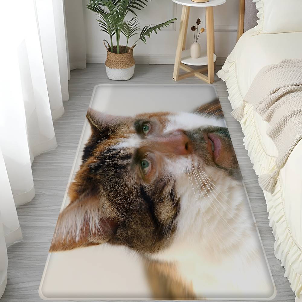 Nicolas Cage Face Hallway Carpet Washable Non-Slip Living Room Sofa Chairs Area Mat Kitchen Doormat Area Rug