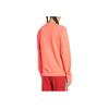 Adidas Originals Trefoil Crew Comfortable Round Neck Sports College Letter Sweatshirt Women Sweatshirt Shiny-Red ED7548