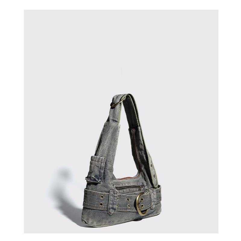 2025 Nowa Torba Dżinsowa Prana Styl Wysokiej Klasy Spicy Girl Torba Pod Ramię Codzienna Wszechstronna Torba Listonoszka do Pracy