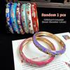 Handmade Enamel Cloisonne Bracelet Traditional Chinese Peony Filigree Retro Boho Jewelry for Women Holiday Gift