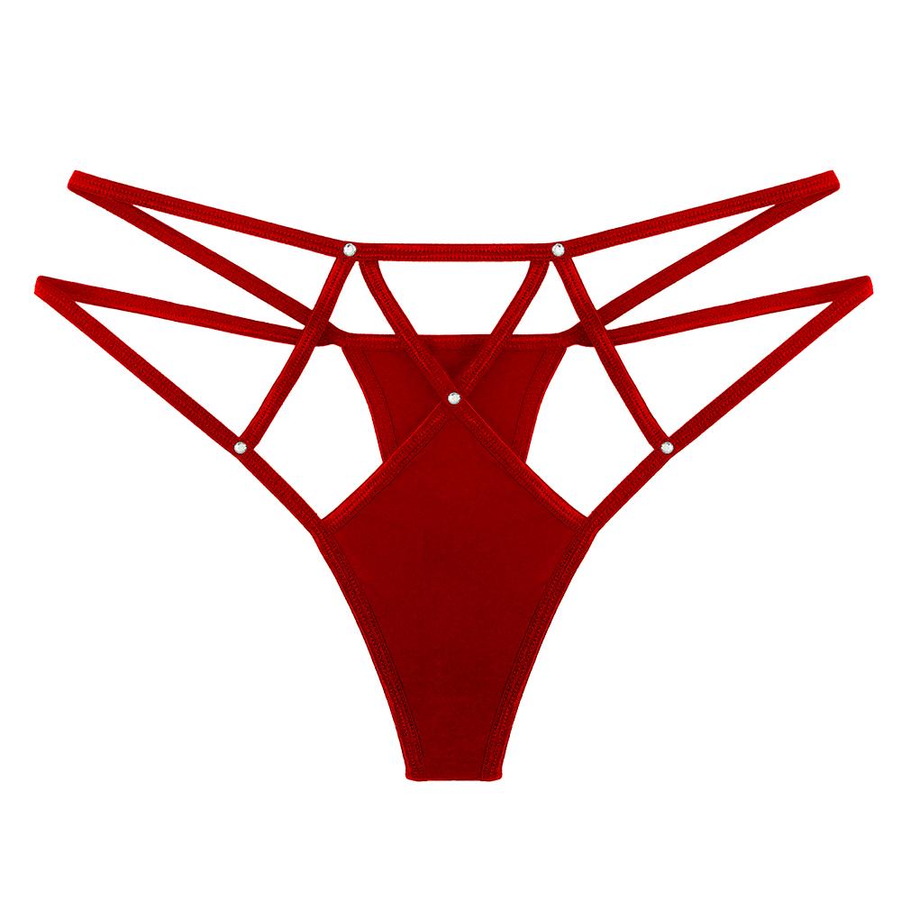 Women's sexy lace thong, low-rise panties, transparent panties, women's panties, underwear, underwear