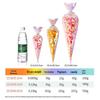 Colorful, Transparent Color-Changing Triangle Snack Packaging Bag with Drawstring