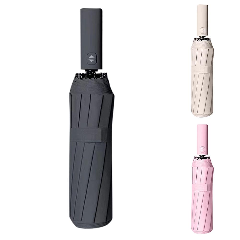 40 Inch Extra Large Windproof Golf Umbrella UV Protection Automatic Open Double Canopy Vented Sun Rain Triple Folding Umbrella