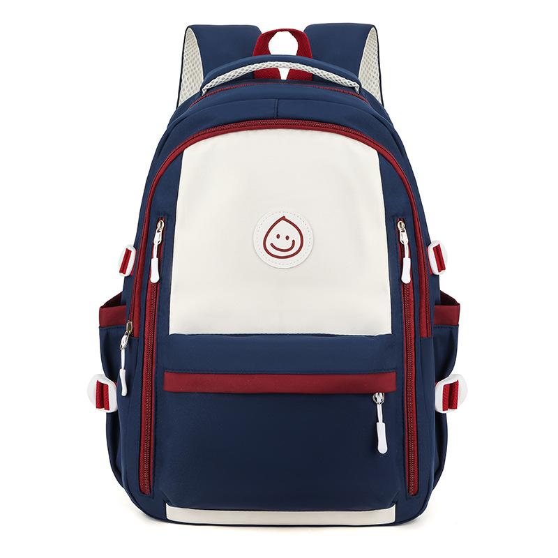 Schoolbag Large capacity backpack Middle school student make-up bag New color matching bag High school schoolbag Women's campus fashion backpack