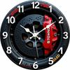 Silent 2D Flat Wall Clock Motorcycle Style Quartz Wall Clock  Study Room