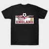 Asian Size Cotton Unisex Tshirt Print T-shirt England-Soccer T-shirt No-Cut Print Regular Fit