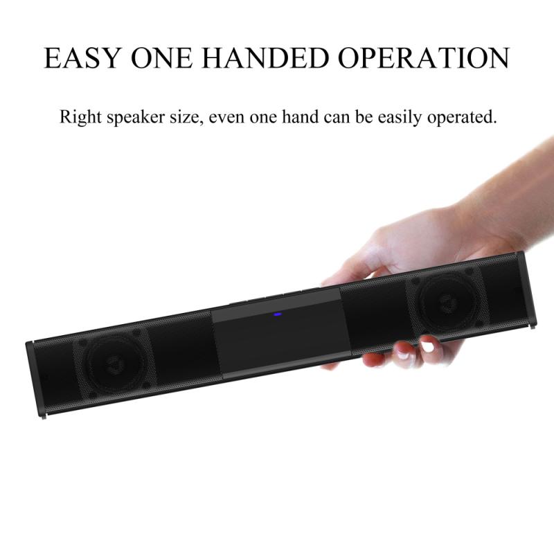 Meeting Speakers Soundbar, Soundbar with Stereo Battery for Home Desktop Phone Laptop
