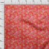 oneOone Cotton Flex Bright Red Fabric Batik Quilting Supplies Print Sewing Fabric By The Yard 40 Inch