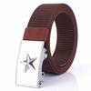 35CMNylon Waistband Toothless Automatic Buckle Outdoor Training Tactical Men's Business Shirt Fire