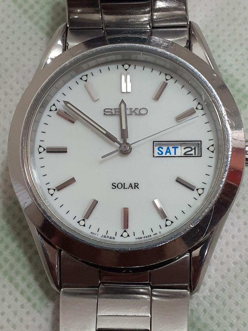 

[Б/У] НАРУЧНЫЕ ЧАСЫ SEIKO SOLAR С ИНДИКАЦИЕЙ ДАТЫ