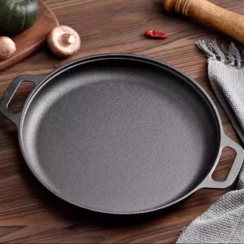 ZISIZ 35cm Non-Coated Composite Steel Griddle Pan