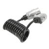 Anhängerstecker Verlängerungskabel 2 Meter 7-polig Metall Europäischer Standard Autozubehör