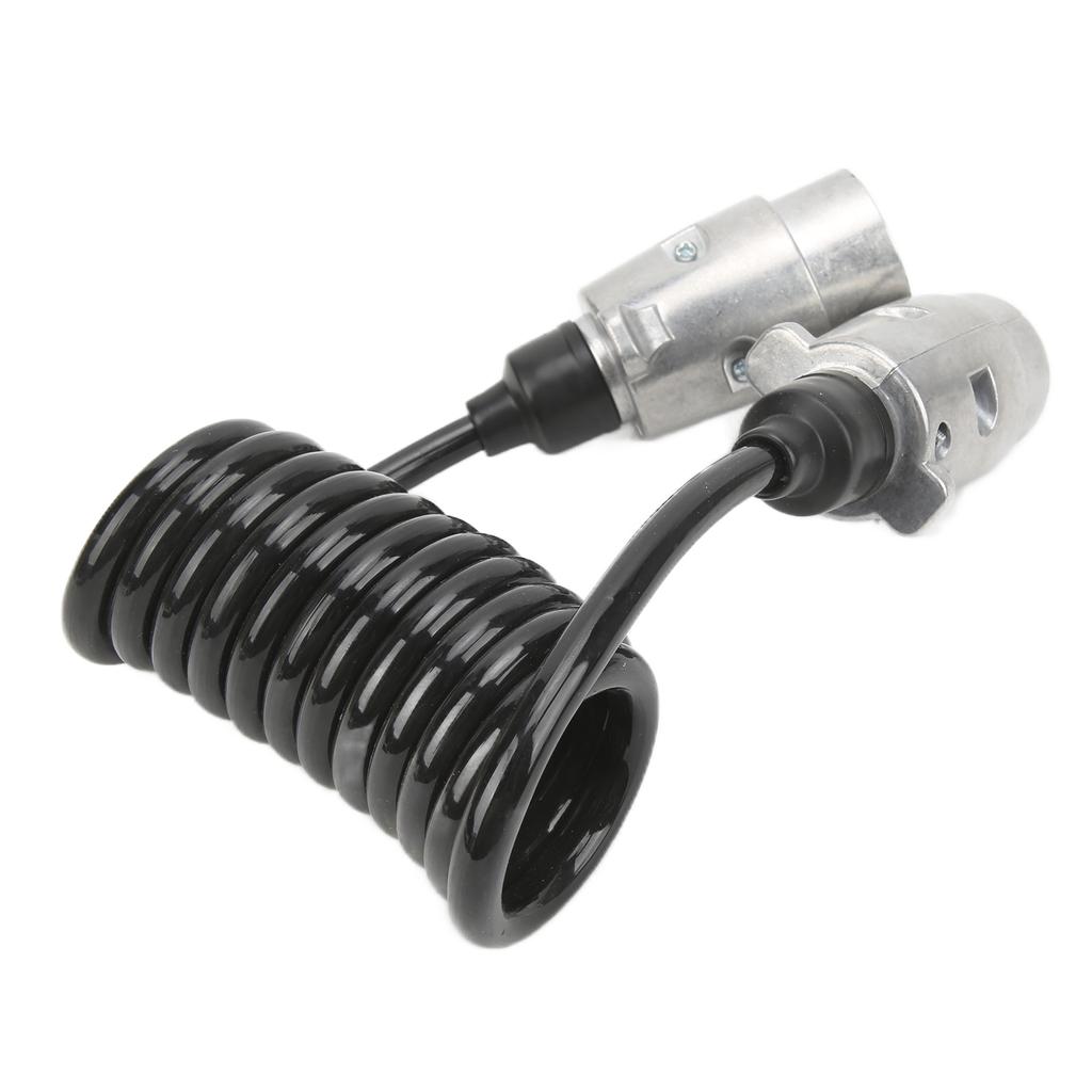 Anhängerstecker Verlängerungskabel 2 Meter 7-polig Metall Europäischer Standard Autozubehör