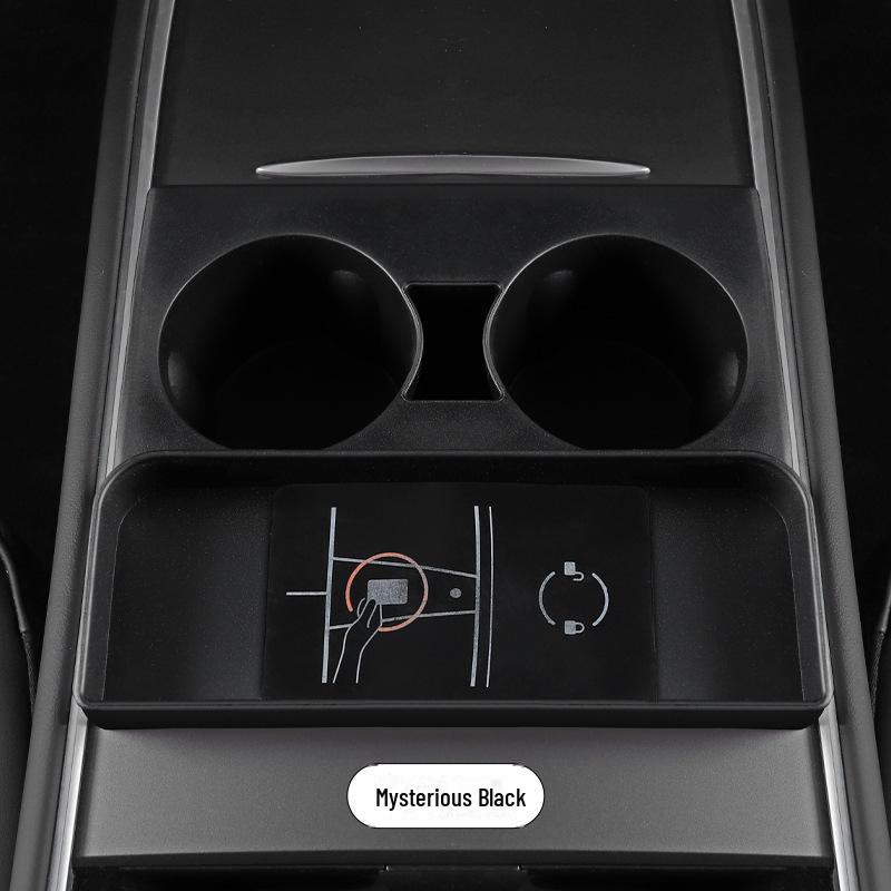 

Model 3 & Model Y Anti-Skid Armrest Pad and Water Cup Holder Coaster чорний