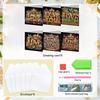 6PCS DIY Diamond Painting Greeting Card Set Xmas Pattern Rhinestone Diamond Art Mosaic Postcards Congratulations Cards & Gifts