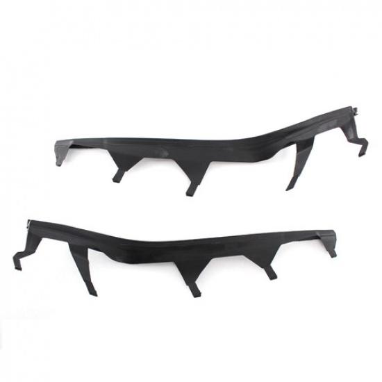 Car Upper Headlight Lamp Cover Strip Trim FOR BMW 3 Series E46 325i 330i 4 Door