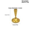 2PCS Vintage Style Candlestick Holders Metal Construction Durable Candle Stick Holders Decorative Short Candle Holders