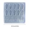 Coffin Shape Silicone Mold Card Accessory Resin Mold Quicksand Filler Keychain Earring Pendant Epoxy Mold DIY Craft Tool