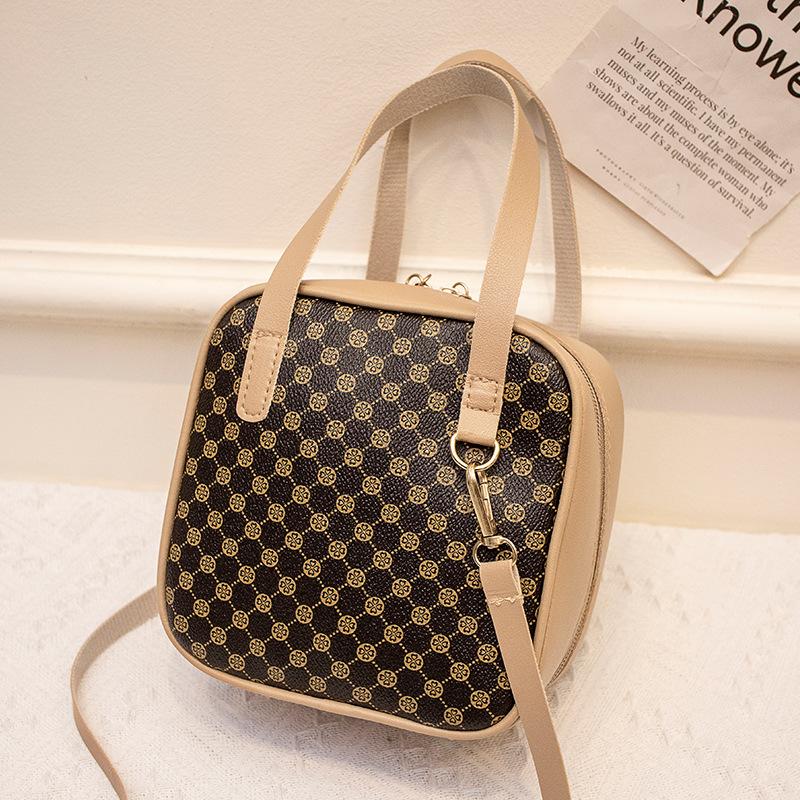 Women's handbag bag is fashionable and simple, summer new printed storage bag, one shoulder messenger bag.