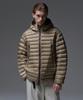 [City Leisure] Sheer Ripstop Hooded Light Down Jacket [Mud Beige]