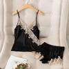 Women's Ice Silk Camisole & Shorts Set - Spring/Summer 2022 Trendy Pure Style