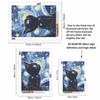 Black Cat Full Round Drill Diamond Painting Kit DIY Sparkle Art Canvas for Adults Relaxing Craft and Home Decoration Gift Idea Set