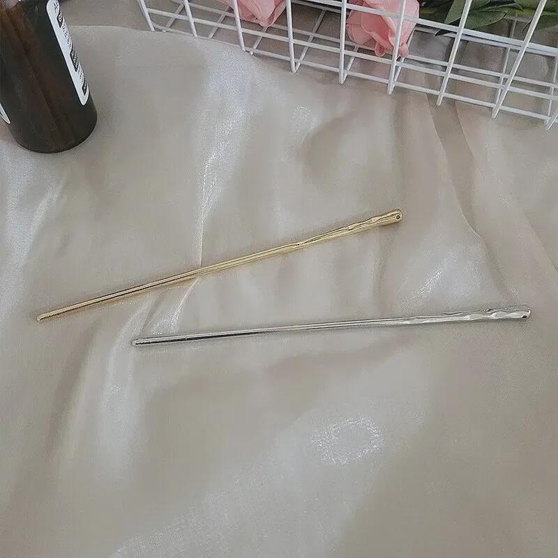 Irregular Artistic Metal Hairpin - New Korean Style Girls Bun Accessory